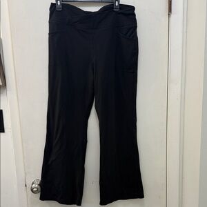 Members mark brushed crossover flare pants